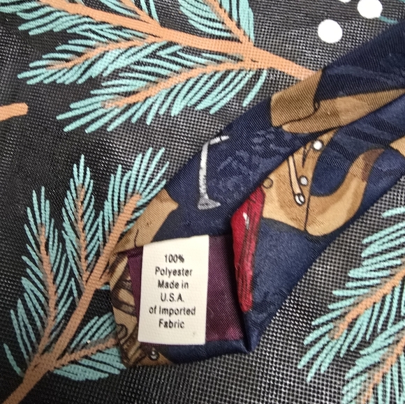 Vtg 90s Home Improvement Neck Tie Tool Time DIY Carpenter Handyman Hammer Nails - Picture 6 of 6